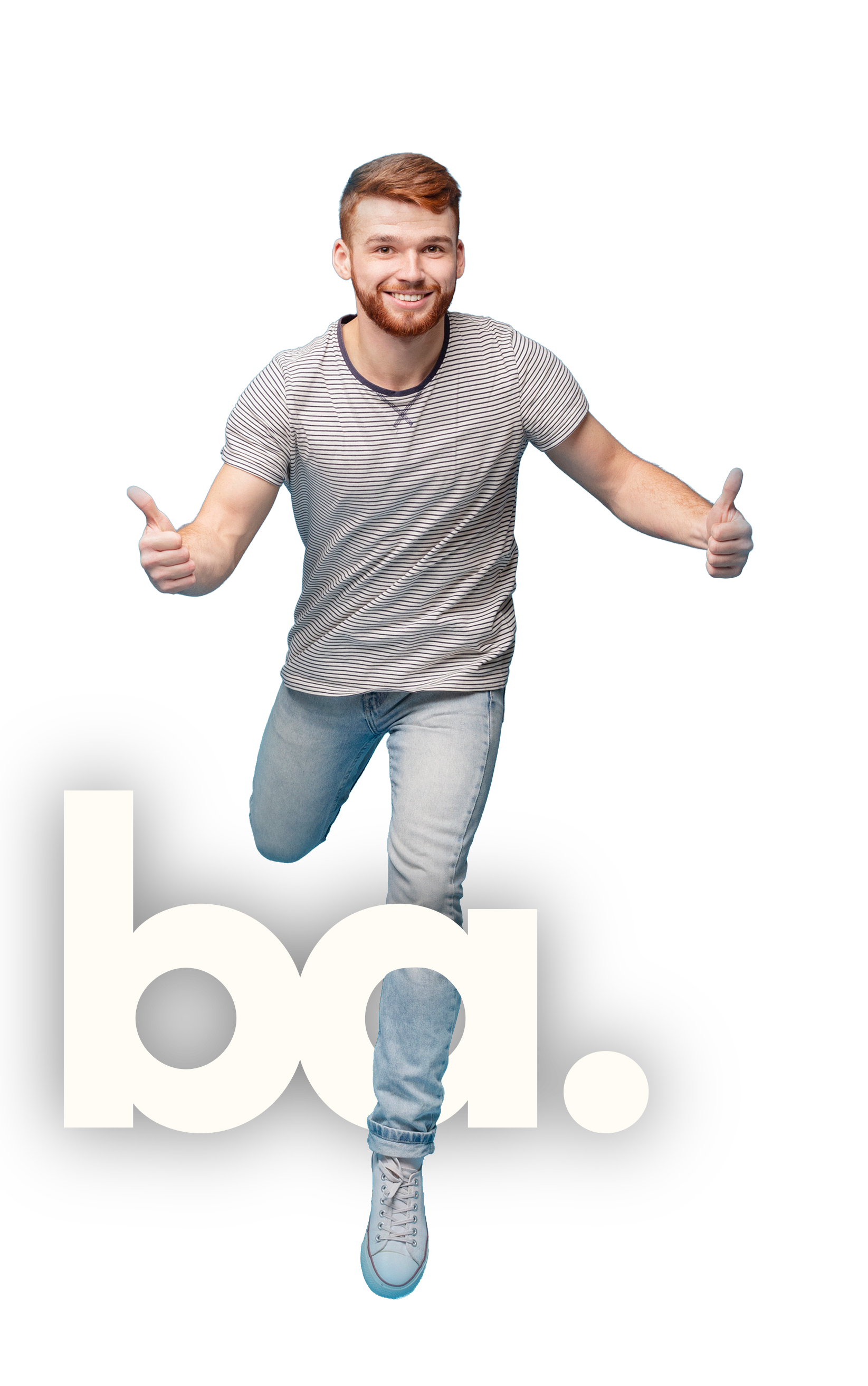 Guy Jumping - Brand Accurate
